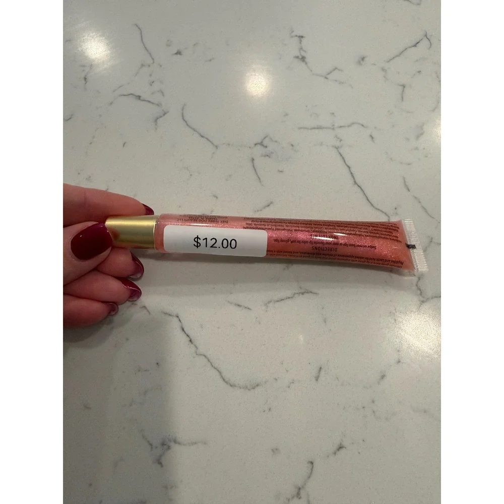 Nakery Beauty Lip Flip Shimmer Gloss Rosey Pearl Infused SepiLift Pink 15ml